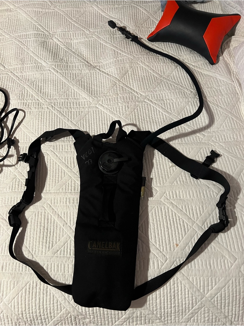 CamelBak Black Backpack with Gold Logo